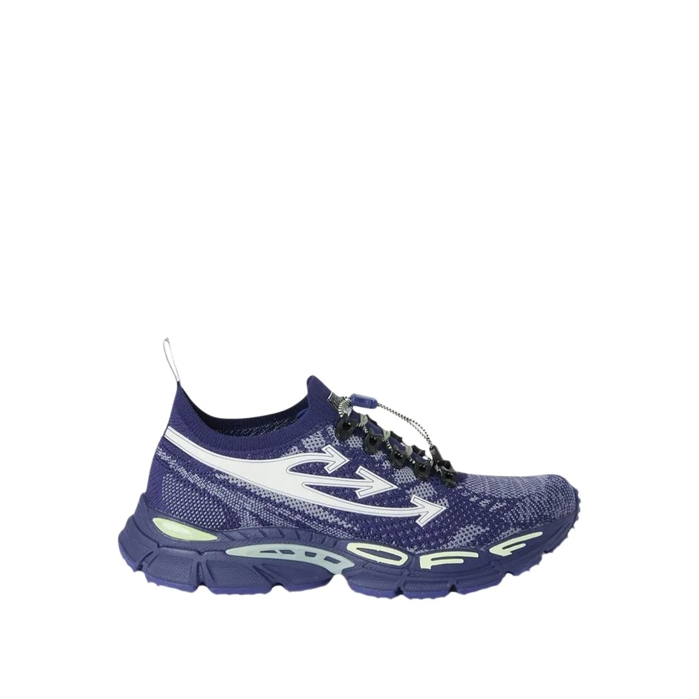 Off White Uomo Blu/Bianco Sneakers Maglia Be Right Back - Sneakers 43 - Immagine 2