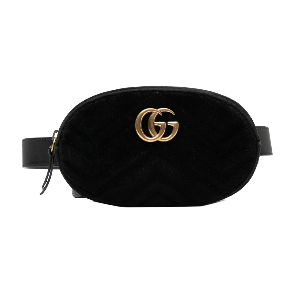 Gucci Vintage Women's Black Pre-Owned Belt Bag