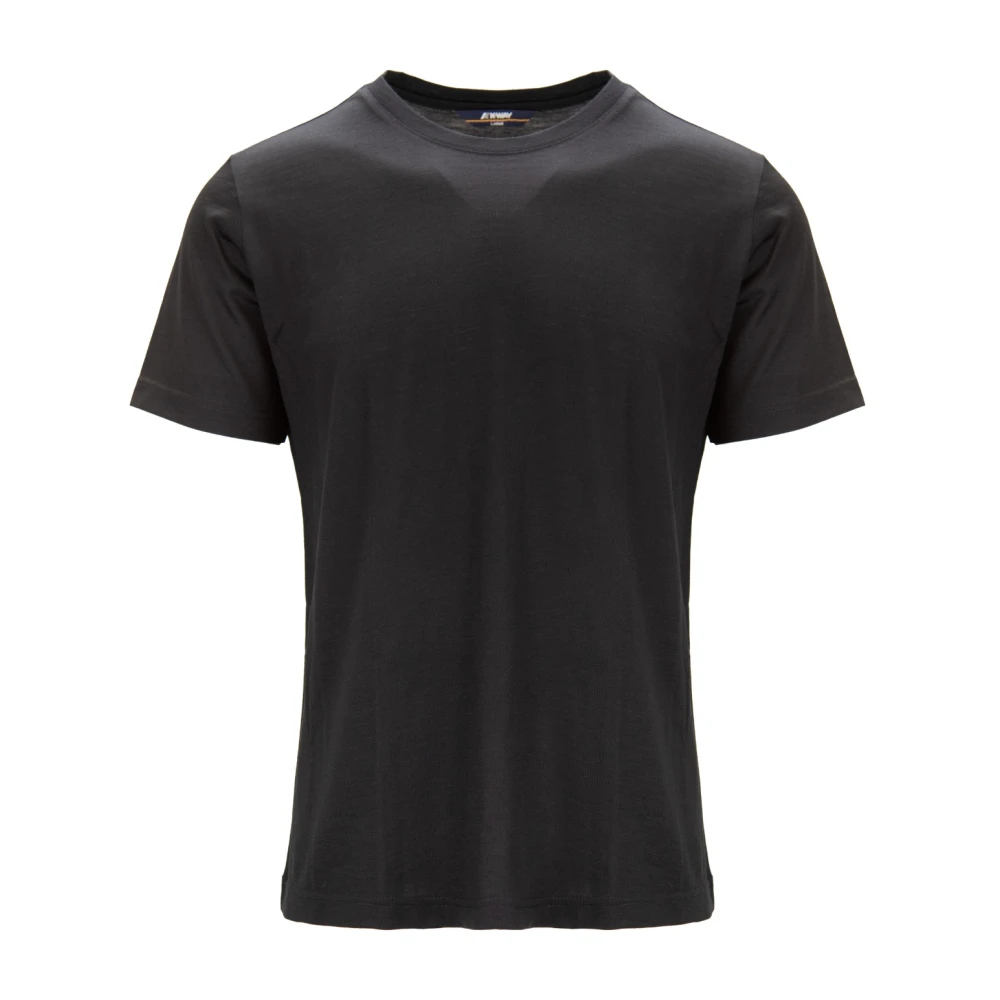 K-Way Svart Crew-Neck T-Shirt
