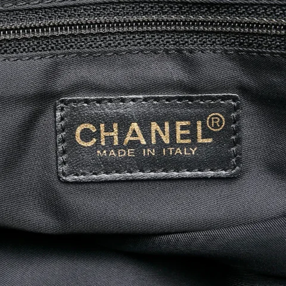 Chanel Vintage Pre-owned Canvas chanel-bags Black Dames