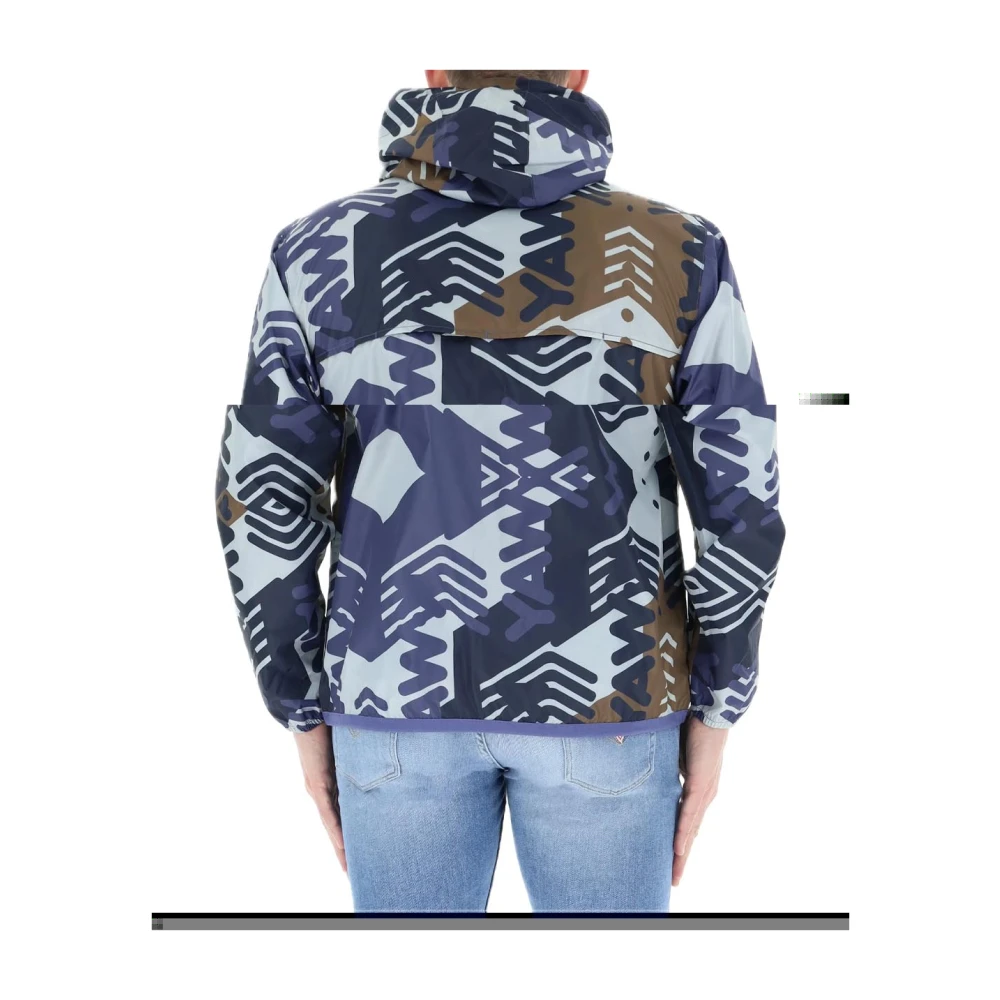 K-way Winddichte jas met verstelbare capuchon Multicolor Heren