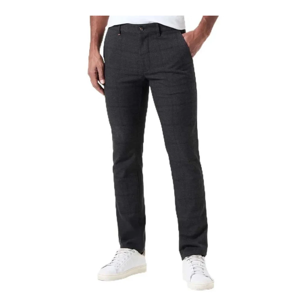 Hugo Boss Slim Chino Broek voor Mannen Black Heren