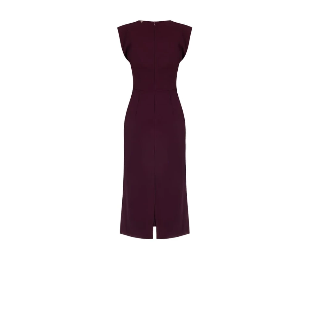 RINASCIMENTO Elegante Jurk Collectie Herfst Winter Purple Dames