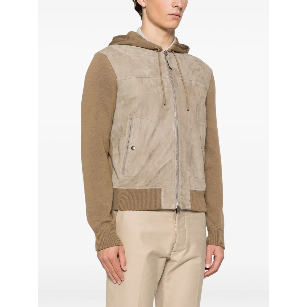 Tom Ford Suède en Wol Ritsjas Brown Heren