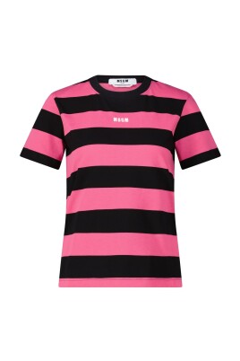 t-shirt-a-rayures-et-logo