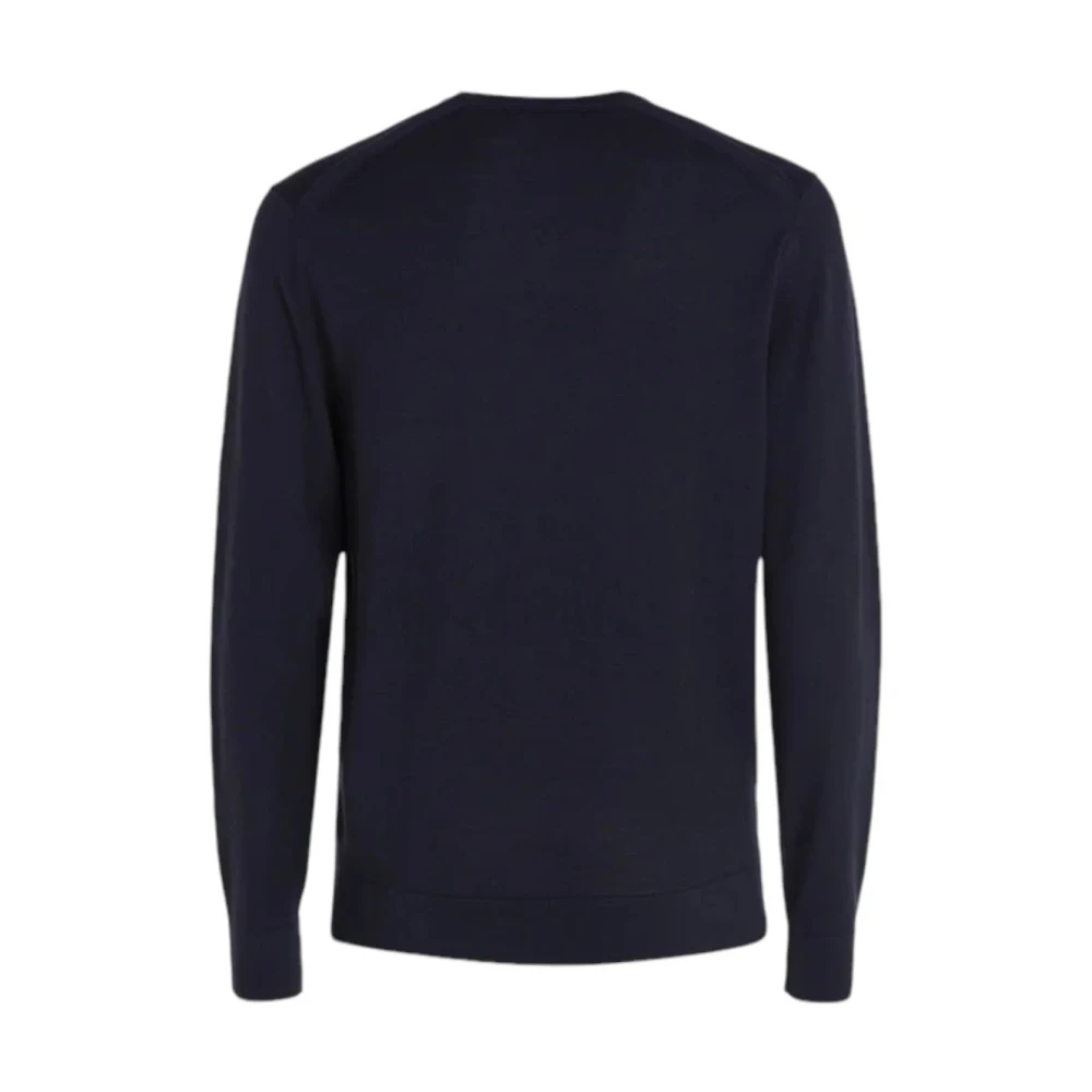 Calvin Klein V-hals Trui Blue Heren