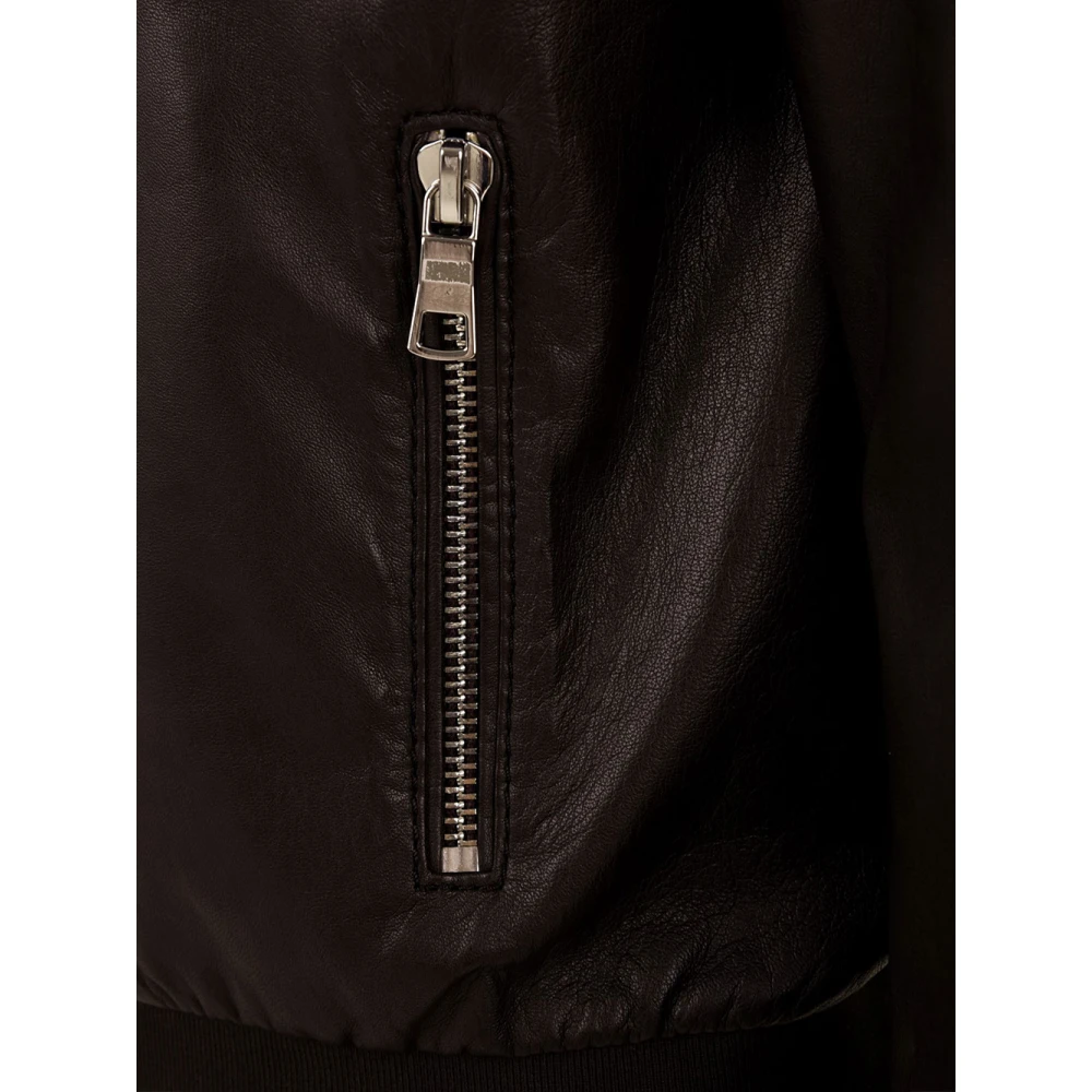 The Jack Leathers Derek Seamless Leren Jas Brown Heren