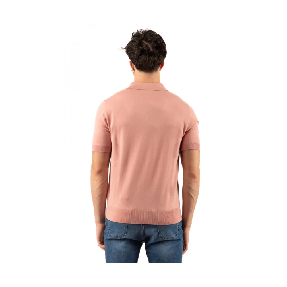 Dsquared2 Stijlvolle Polo Shirt Pink Heren