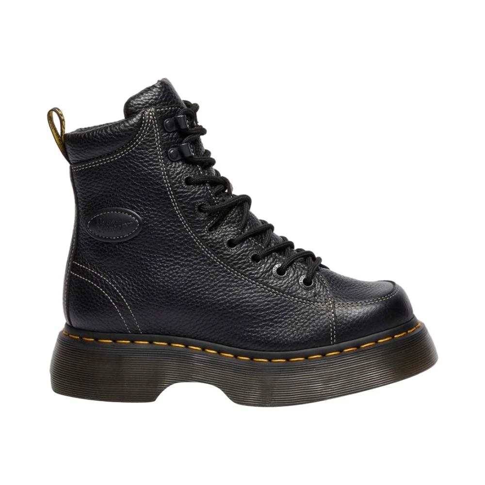 Dr. Martens Women's Black Buzz 8-Eye Boot - Lace-Up Boots - 4 Uk - Shoes