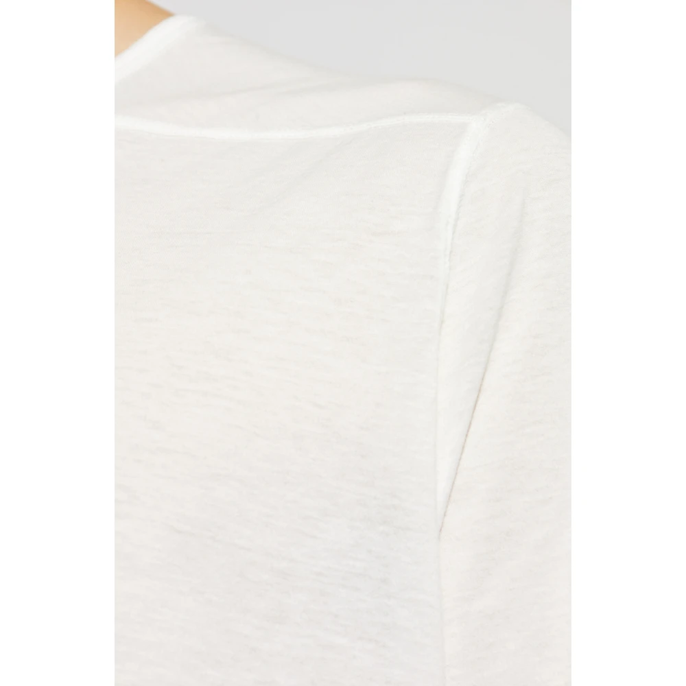 Rick Owens Katoenen T-shirt White Heren