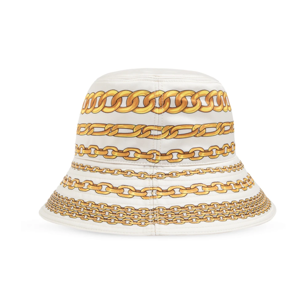 Versace Hoed met schatprint Beige Dames