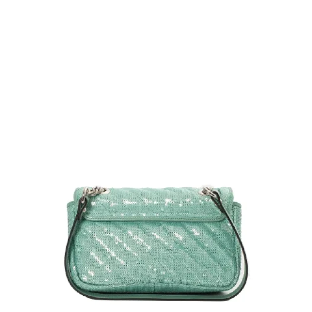 Gucci Vintage Pre-owned Fabric gucci-bags Blue Dames