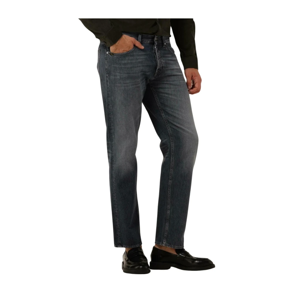 Tiger Of Sweden Straight Leg Jeans in Donkergrijs Gray Heren