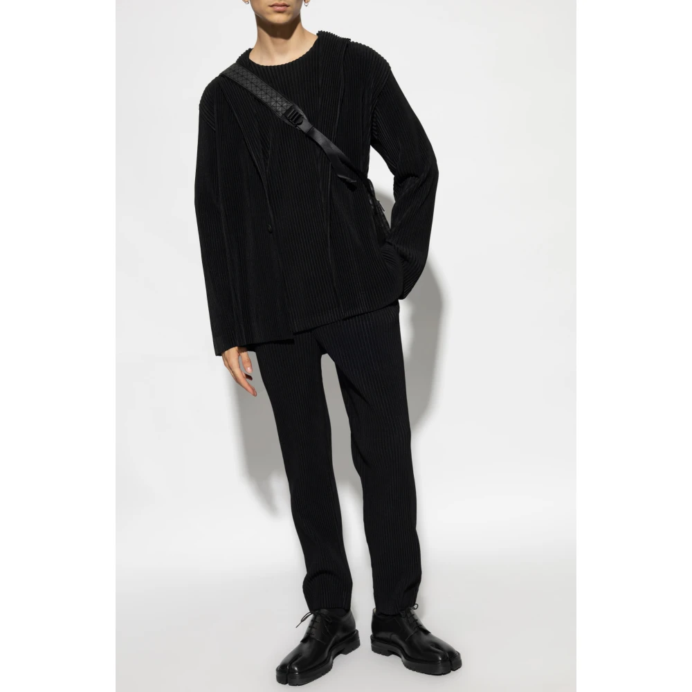 Issey Miyake Geplooide broek Black Heren