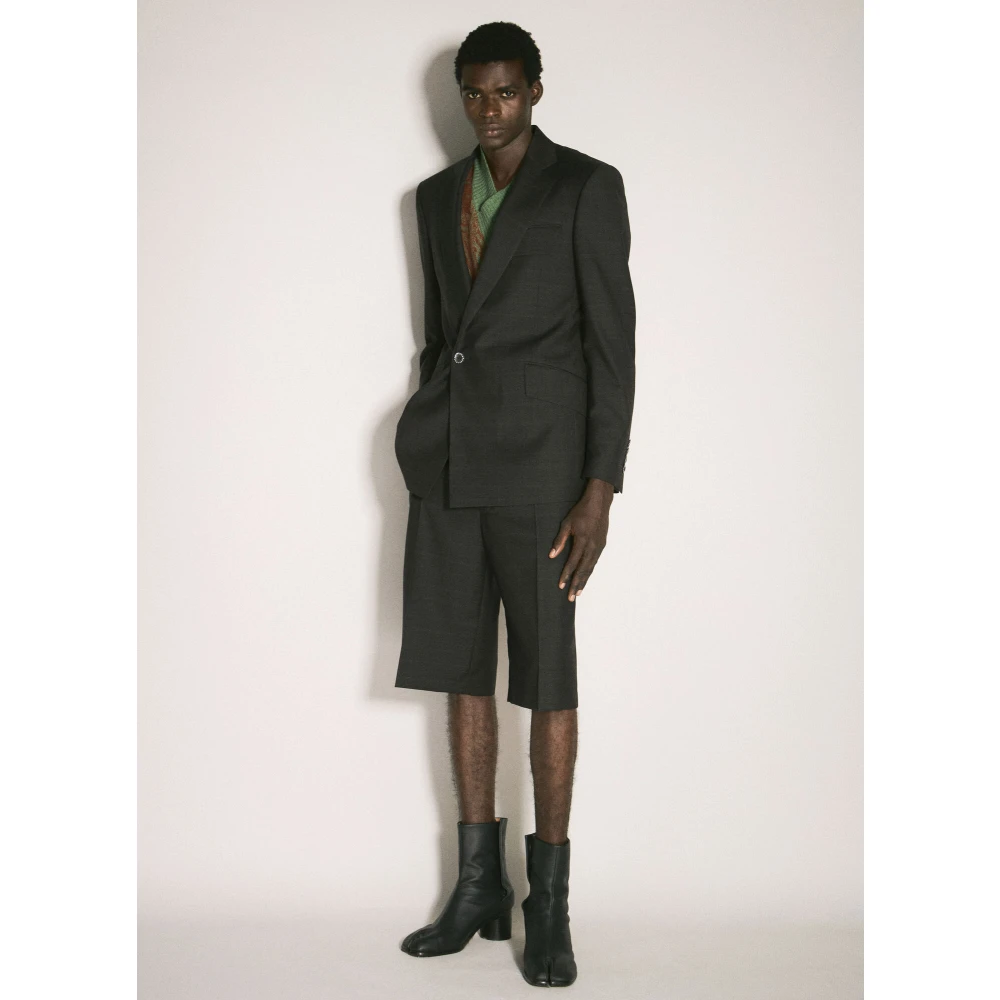 Vivienne Westwood Geruite Wollen Blazer Brown Heren