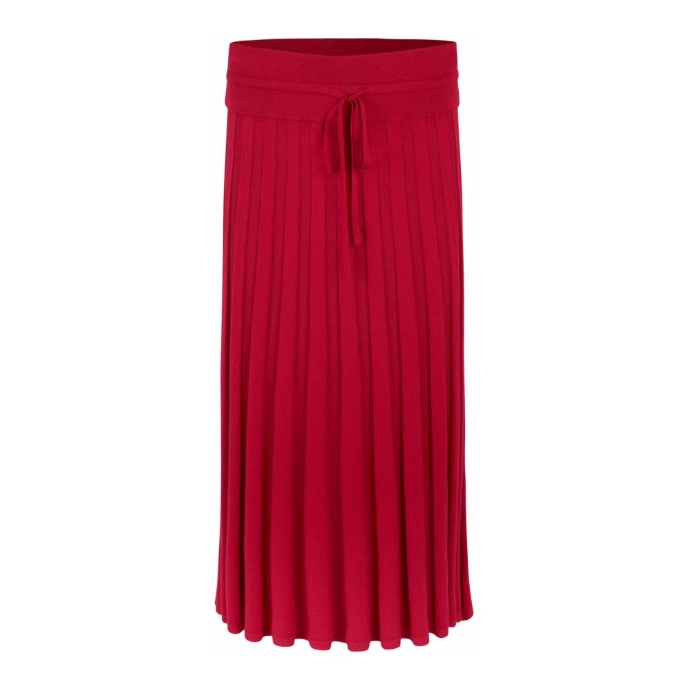 Masai Mooie rok met elastische tailleband en ruchedetails Red Dames