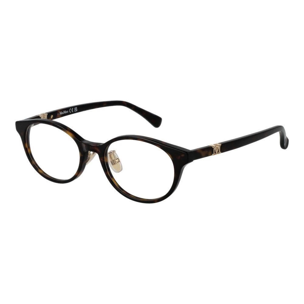 Max Mara Women's Brown Optical Frames Acetate Full-Rim - Glasses - One Size - Accessories