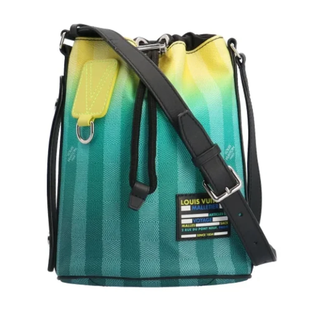 Louis Vuitton Vintage Pre-owned Plastic louis-vuitton-bags Green Dames