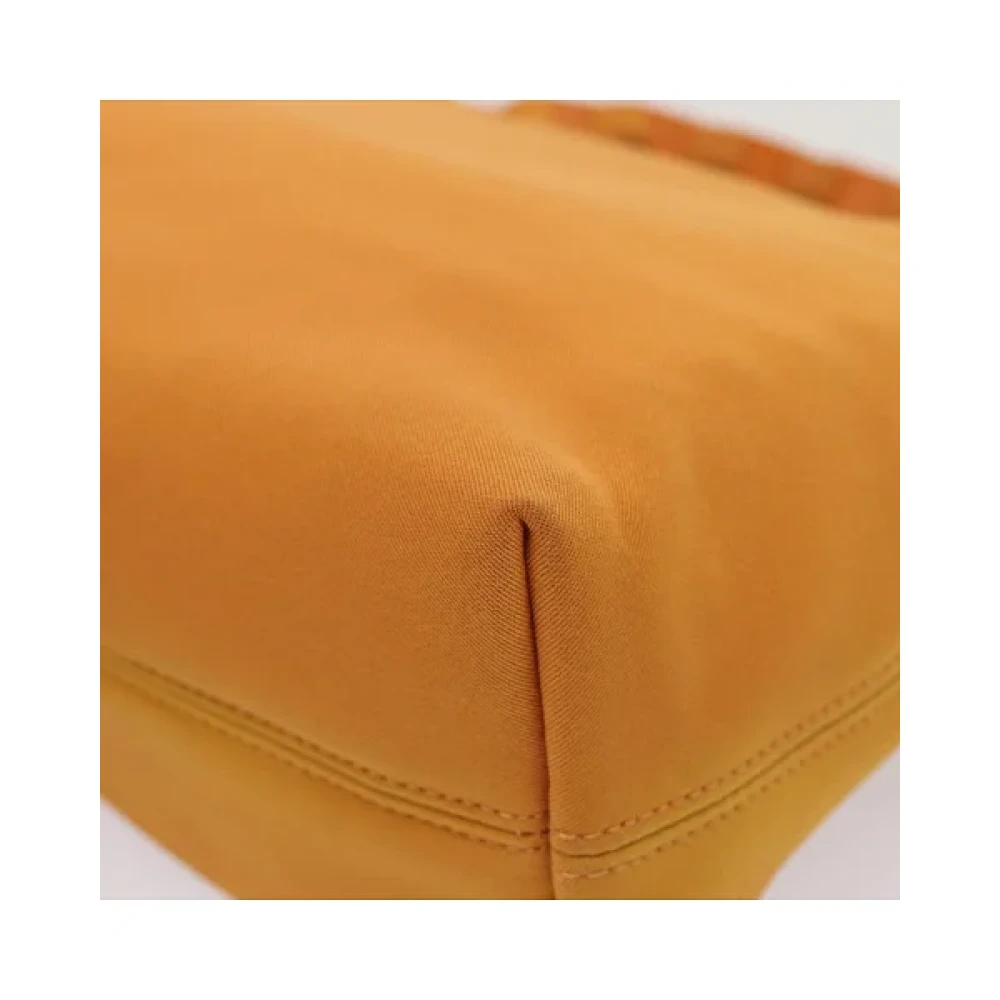 Salvatore Ferragamo Pre-owned Canvas handbags Orange Dames