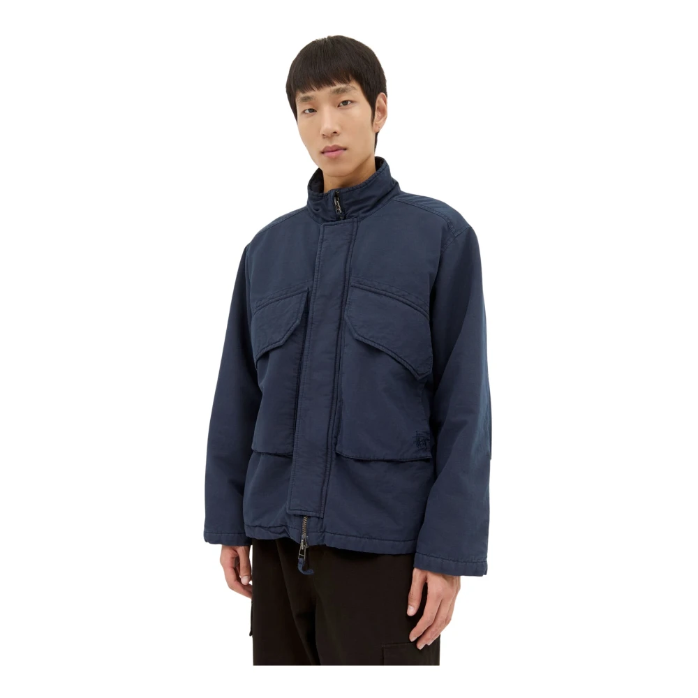 Stüssy Canvas Veldjas Blue Heren
