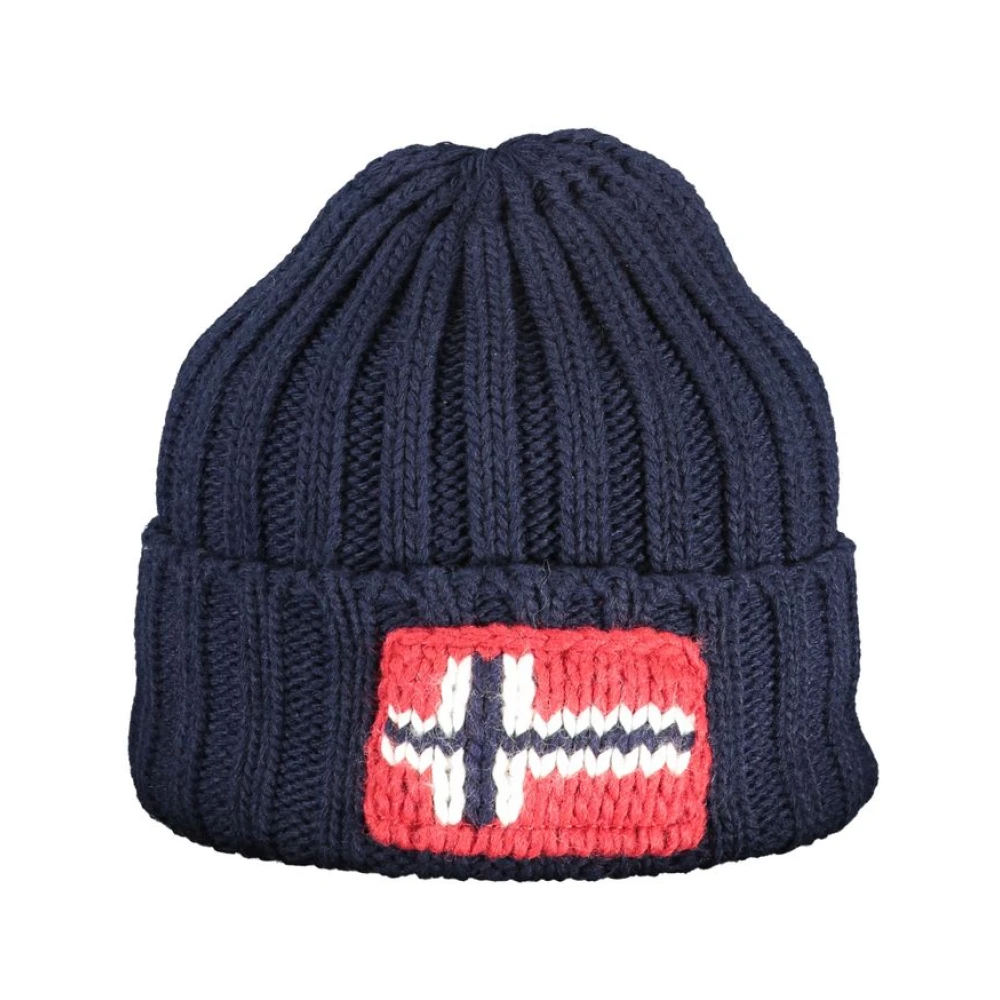 Napapijri Blauwe Acryl Hoeden & Mutsen Blue Unisex