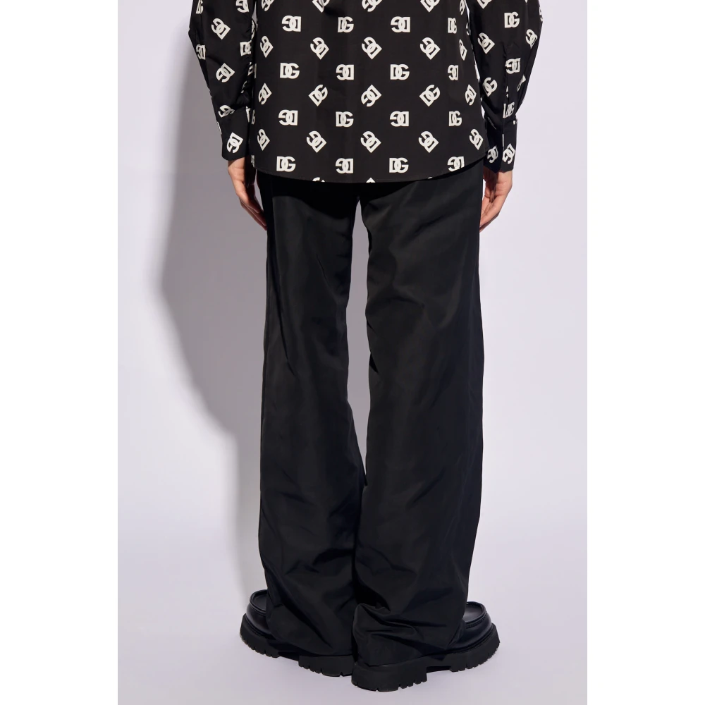 Dolce & Gabbana Broek met rechte pijpen Black Heren