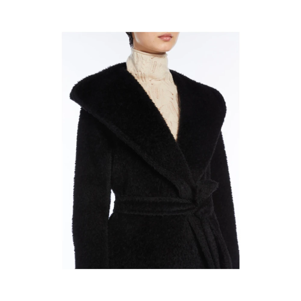 Max Mara Stijlvolle Jas Array Groot Black Dames