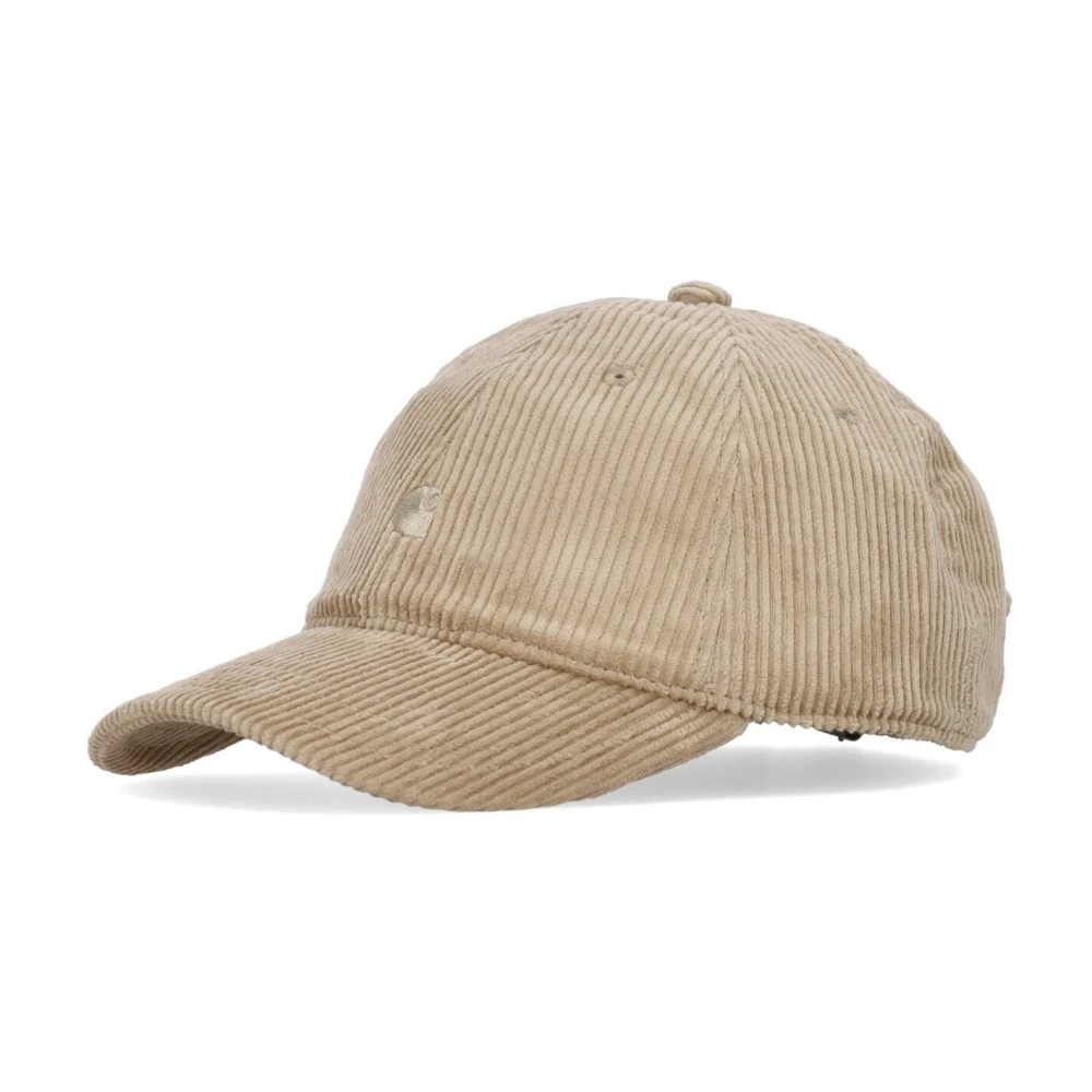 Carhartt WIP Gebogen klep pet met geborduurd logo Beige Heren