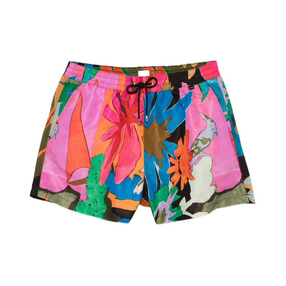 Paul Smith Mannelijk Multicolor Floral Print Zwemshorts
