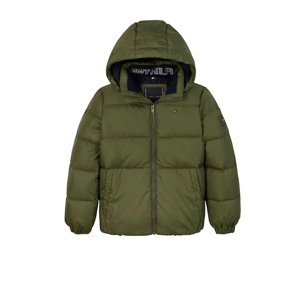 Tommy Hilfiger Boys Green Winter Jackets, 9 M, Pre-Owned Jackets