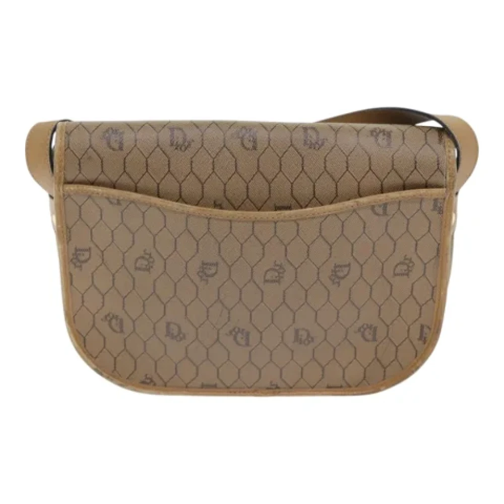 Dior Vintage Pre-owned Leather dior-bags Brown Dames