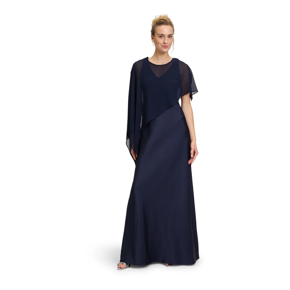 Vera Mont Slim Fit Cocktailjurk Blue Dames