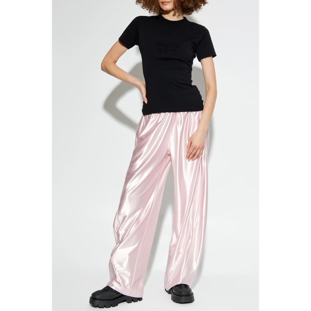 Vetements T-shirt met logo Black Dames