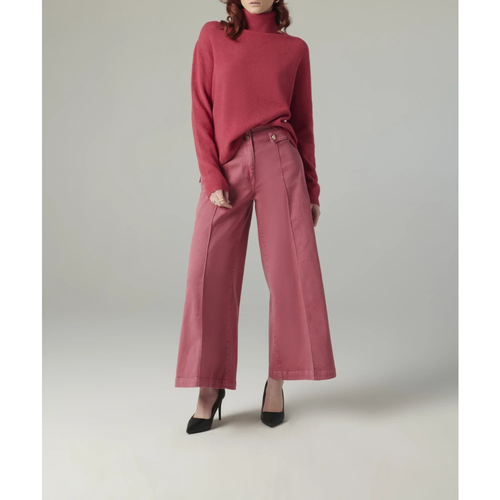Manila Grace Basis Trui Art. M208Vu Pink Dames