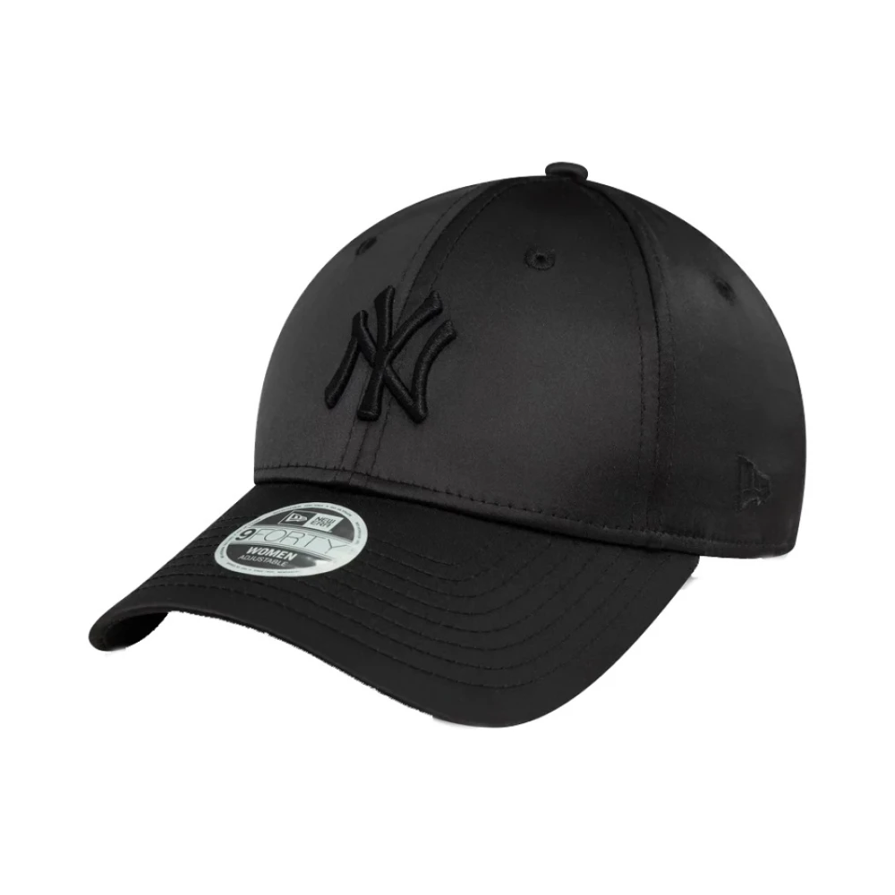 new era Yankees Satin 9Forty Damespet Black Dames