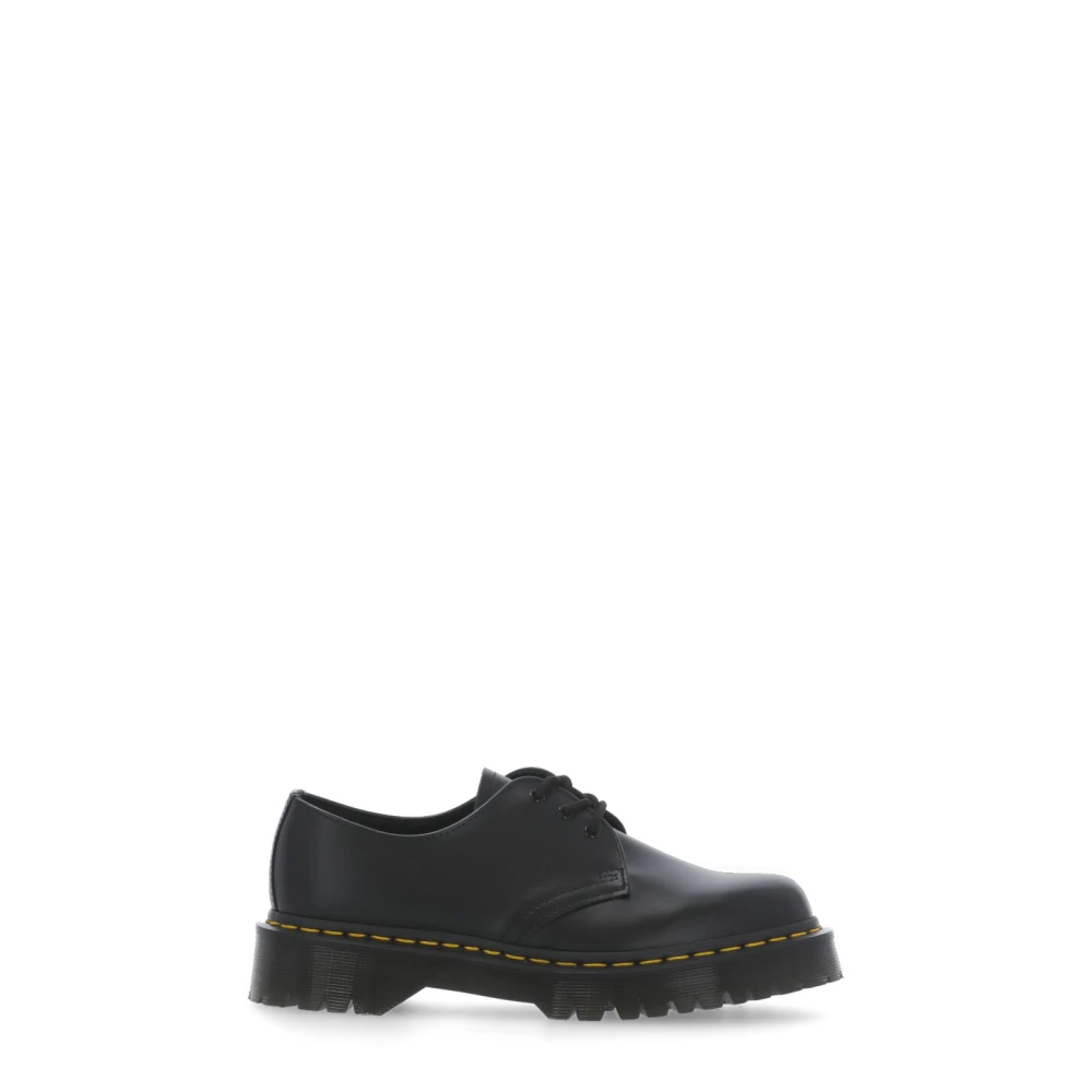 Dr. Martens Donna Nero Scarpe Basse Stringate Nere