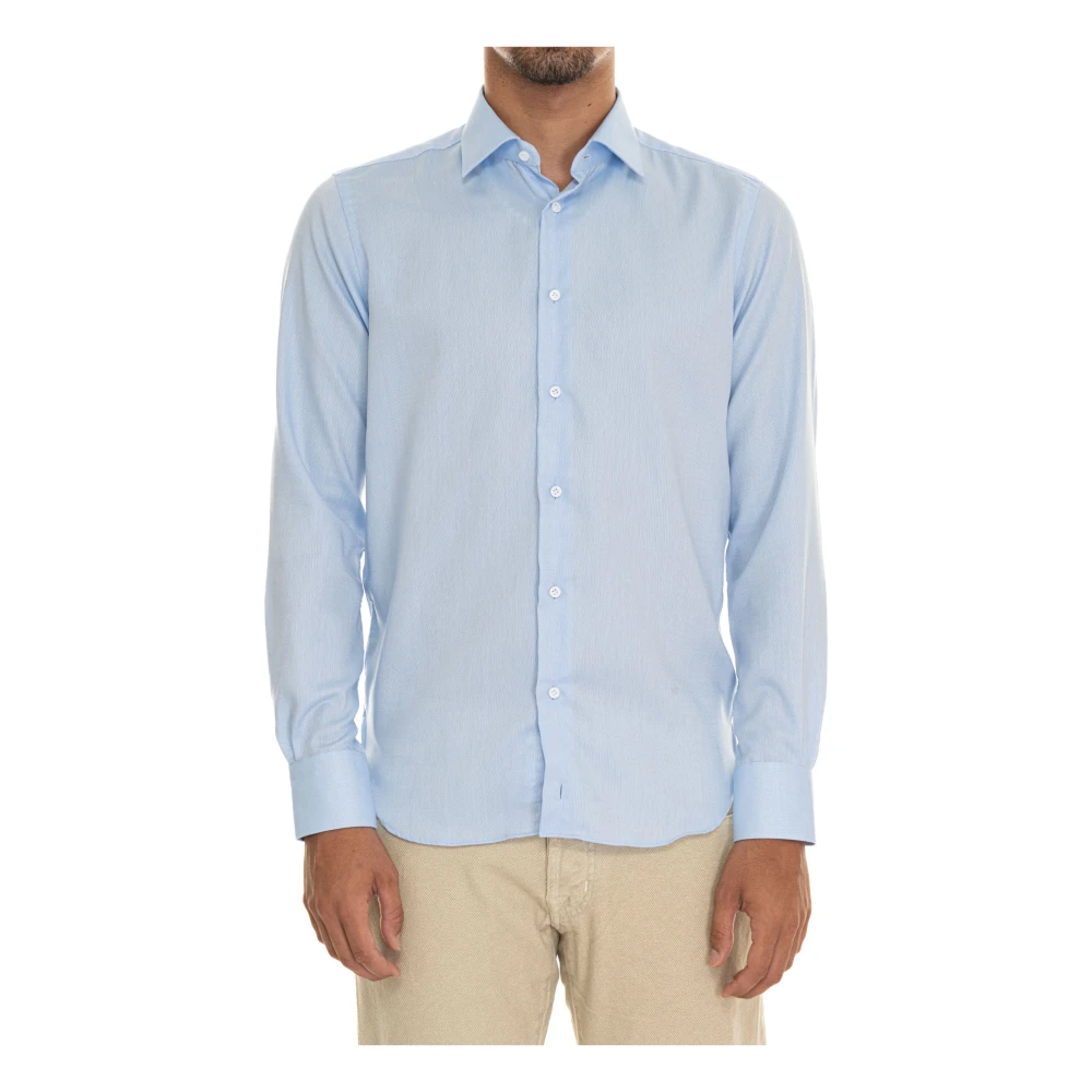 Càrrel Italiaanse Oxford Overhemd Blue Heren