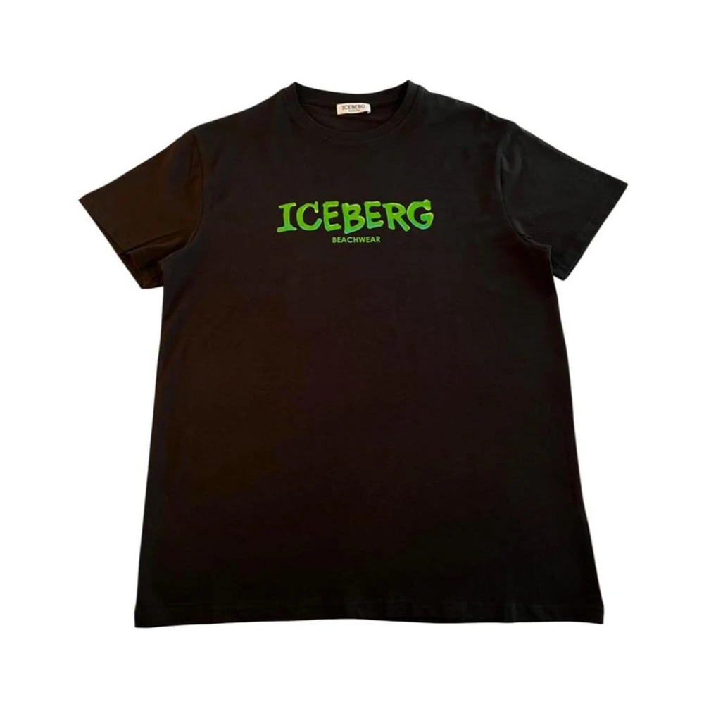 Iceberg - Tops > T-Shirts - Black - Iceberg - Modalova