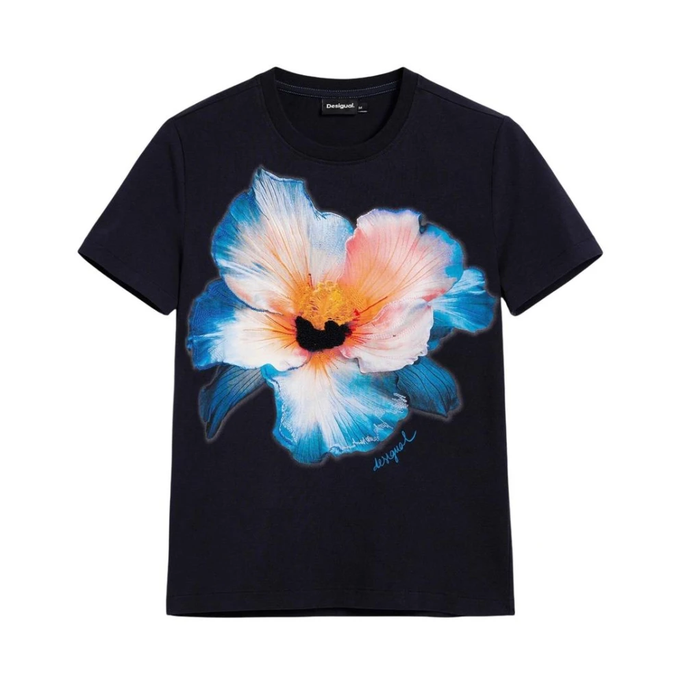 Desigual Femme Bleu - Tops > T-Shirts