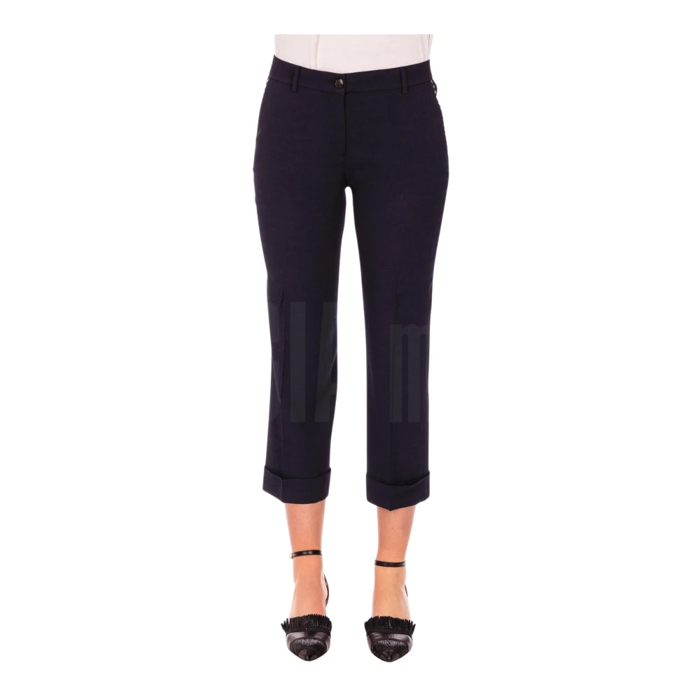 Via Masini 80 Stijlvolle Herenbroek Blue Dames