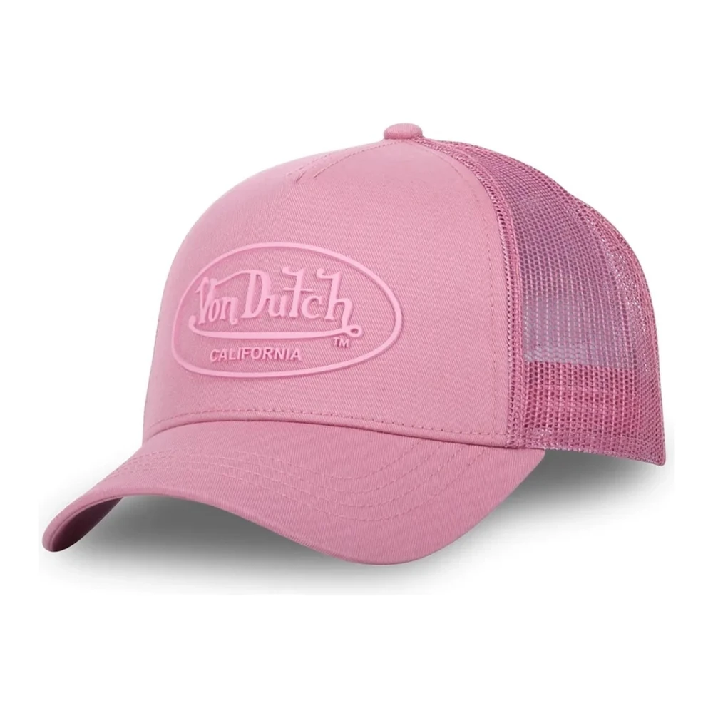 Von Dutch Fuxia Trucker Cap Pink Heren