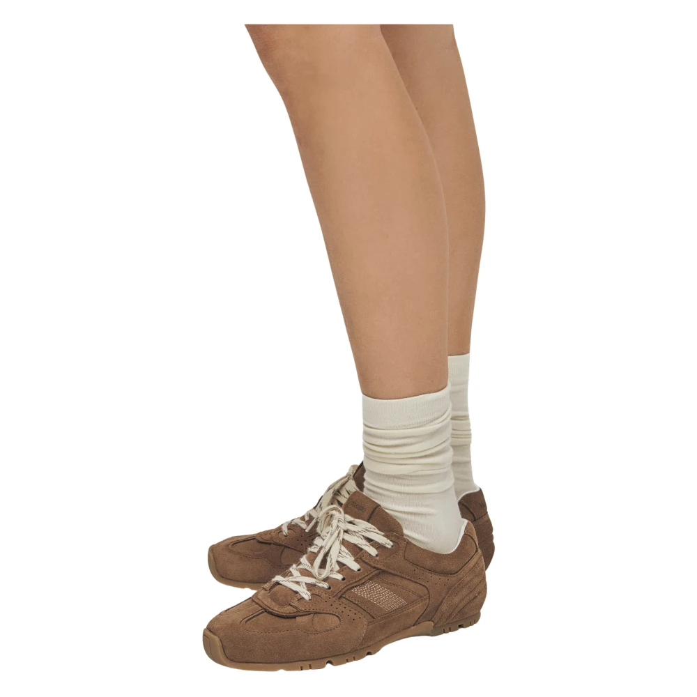 ALOHAS Tb.56 Suède Bruin Leren Sneakers Brown Dames