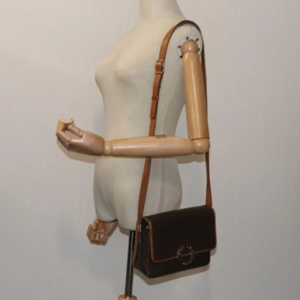 Celine Vintage Pre-owned Canvas celine-bags Brown Dames