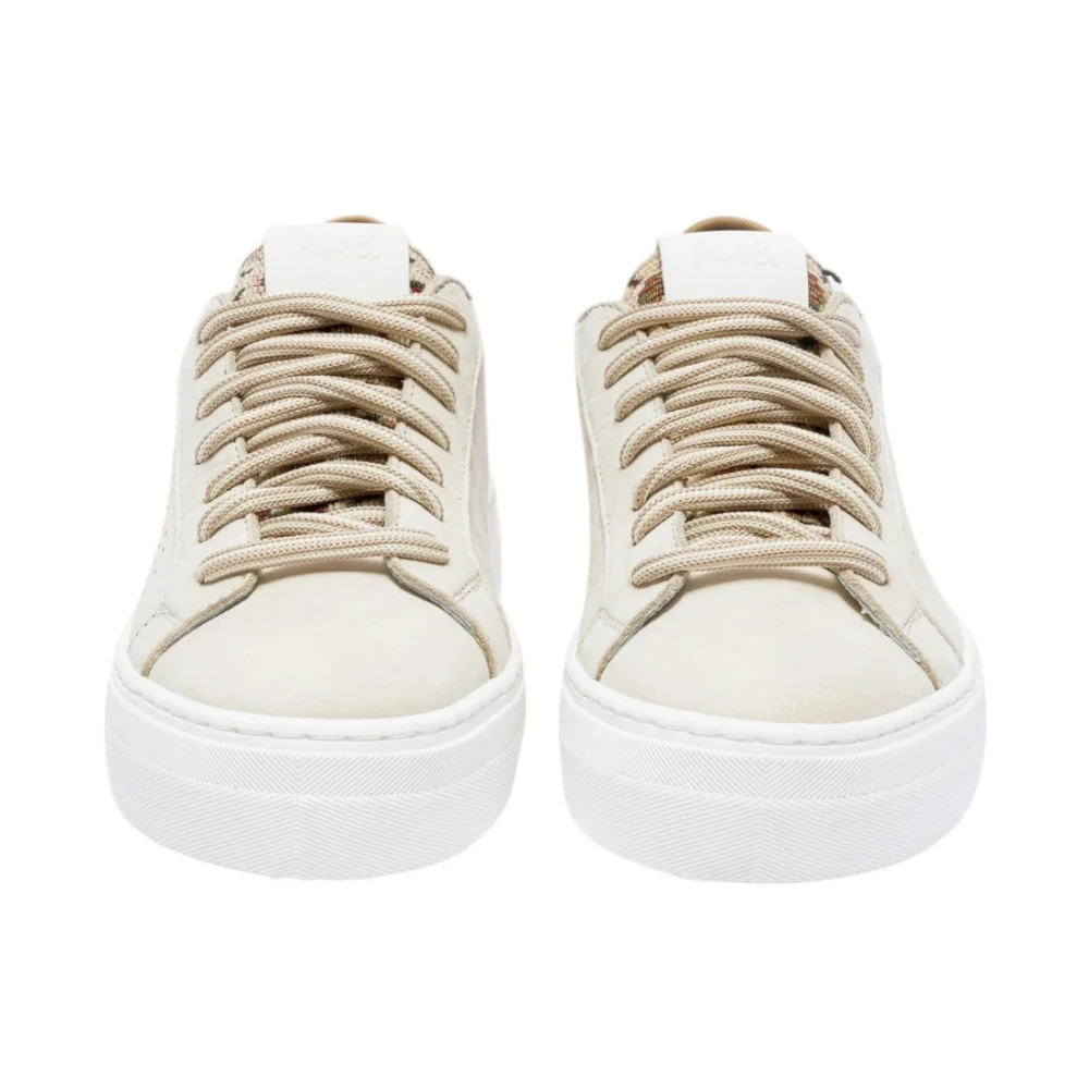 P448 Polyester Sneaker Lichtgewicht Comfortabel Stijlvol Beige Dames