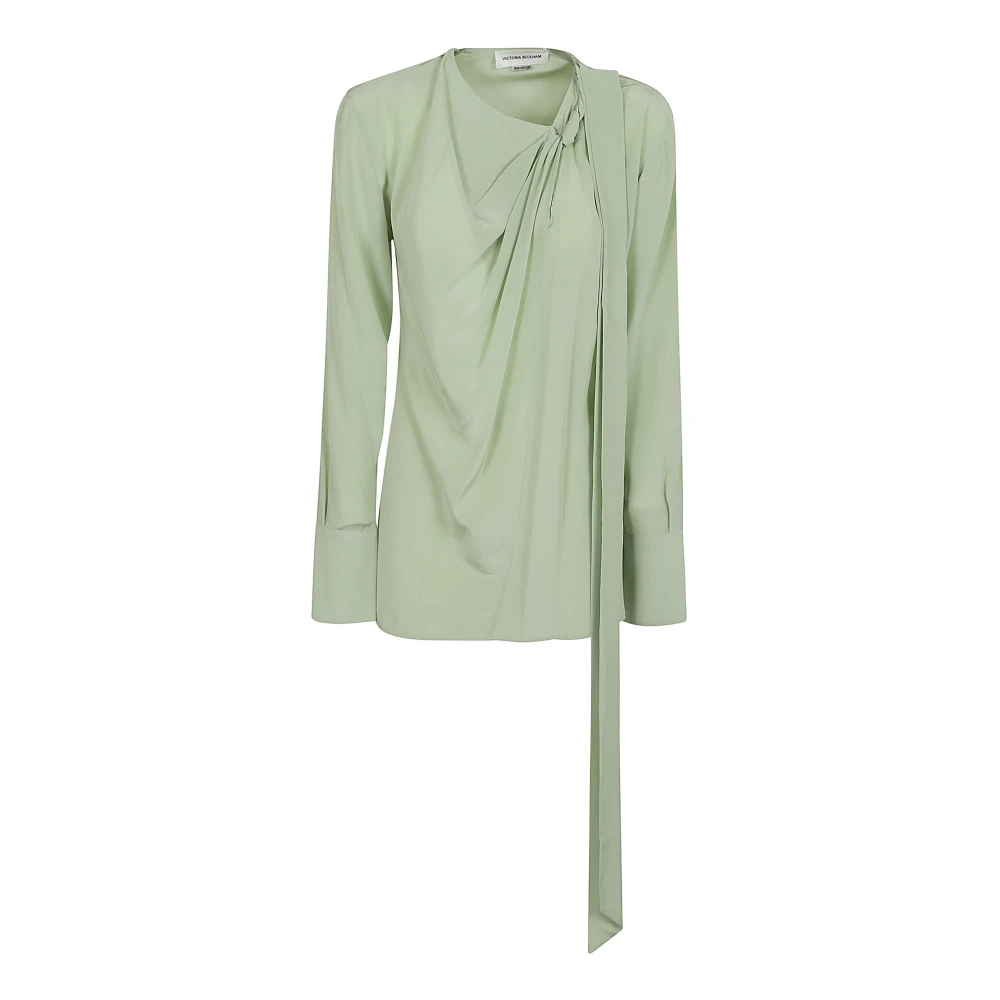 Victoria Beckham Jade Twist Sjaal Top Green Dames