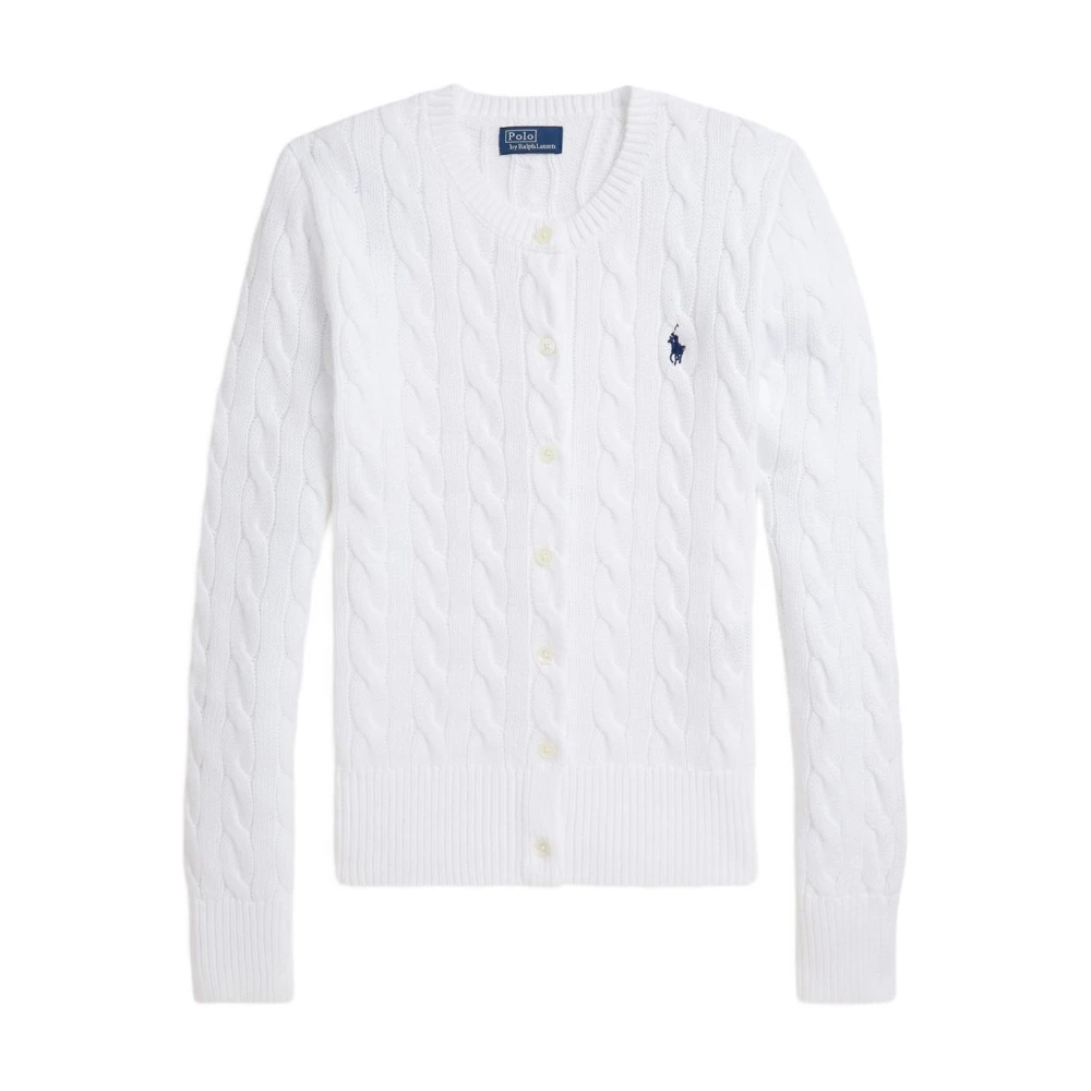 Polo Ralph Lauren Women's White Knit Cardigan