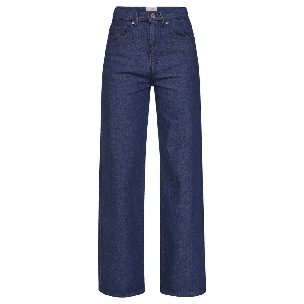 Sisters Point Stijlvolle Denim Jeans Blue Dames