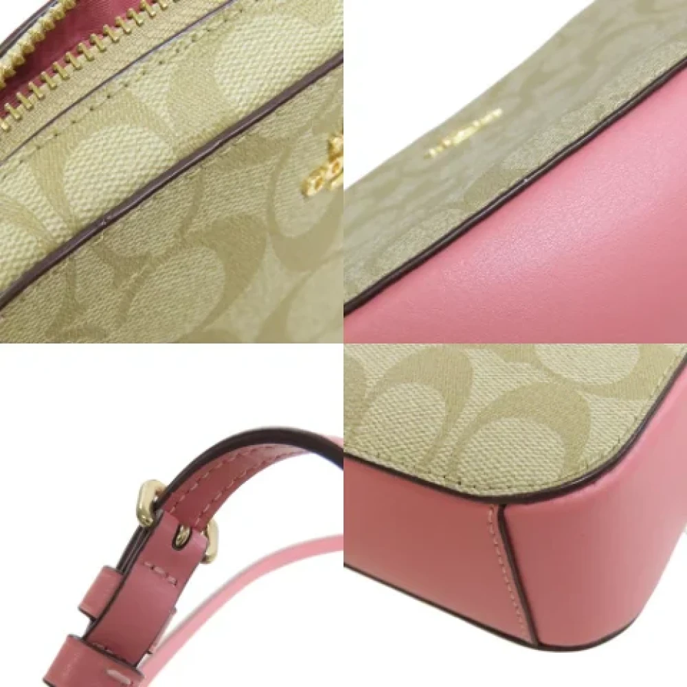 Coach Pre-owned Fabric shoulder-bags Beige Dames