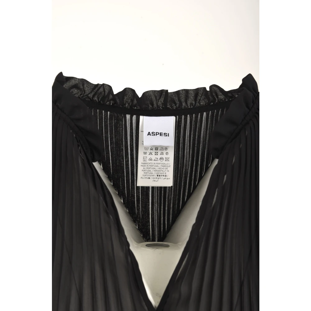 Aspesi Mouwloze Top Black Dames