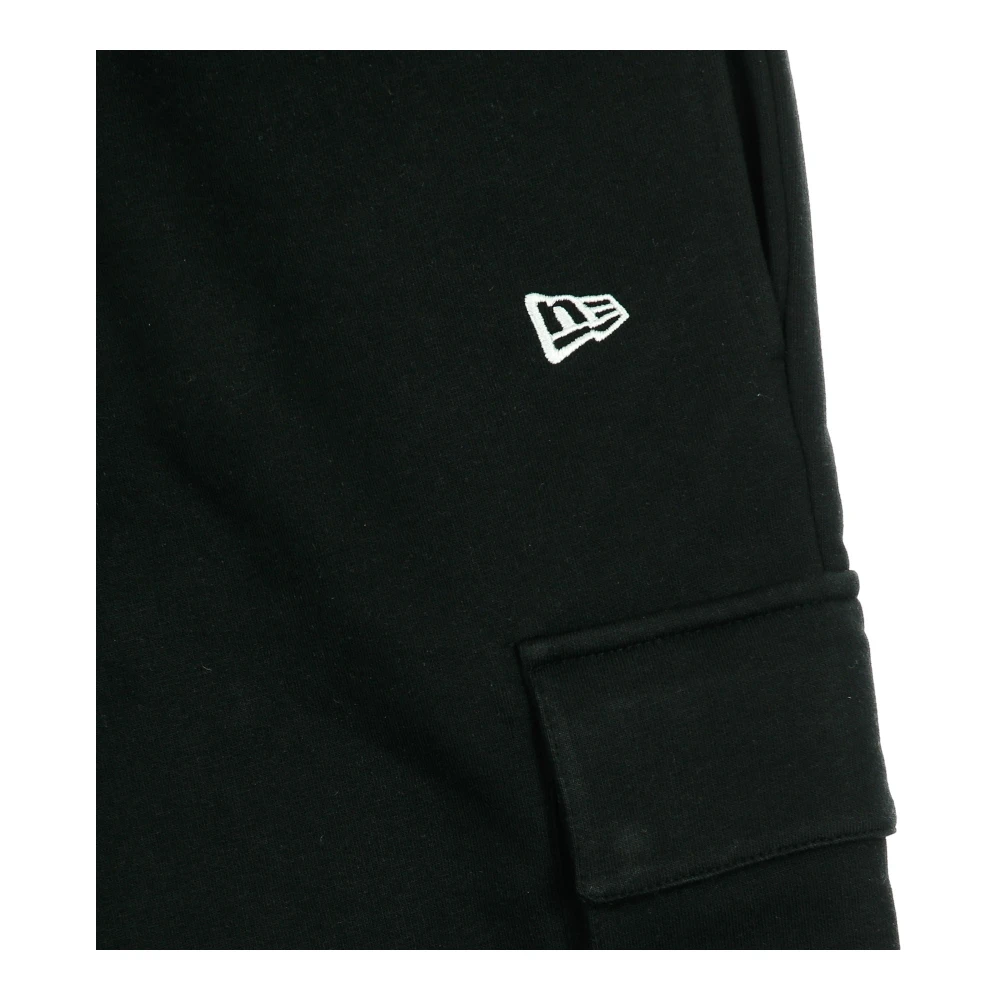 new era Zwarte Utility Cargo Jogger Sweatpants Black Heren